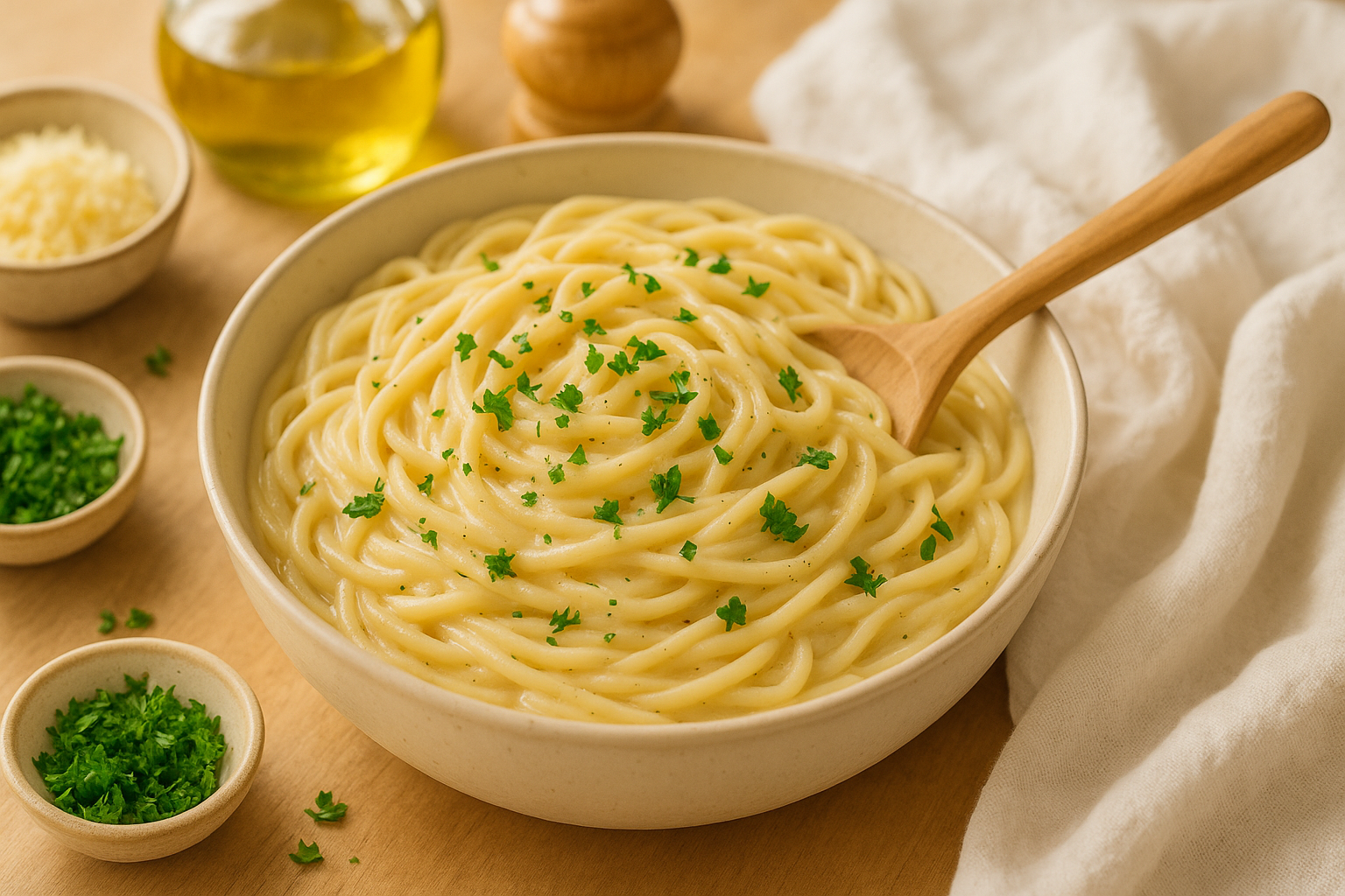 Creamy One-Pot Garlic Pasta
